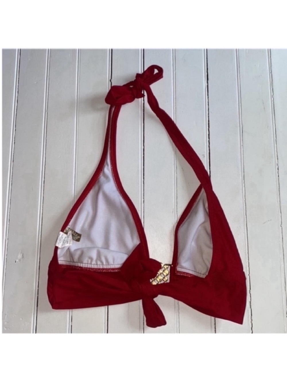 2Bamboo Y2K Bikini Top Red Size L/XL - Picture 5 of 8